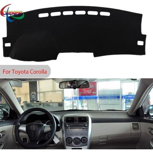 Car Dashboard Avoid Light Pad Instrument Platform Desk Cover Mat Carpets For Toyota Corolla Interior Accessories