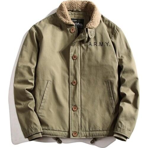 Mens Clothing 2020 Short Warm Jacket Men Fashion Winter Thickened Plus Fleece Tooling Bomber Jacket Imitation Lamb Cotton Coat