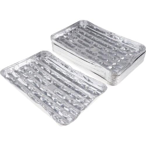 Disposable Aluminum Foil Steam Table Pans,Outdoor BBQ Barbecue Grilling Trays, Heavy Duty Roaster Pans (20 Pack)