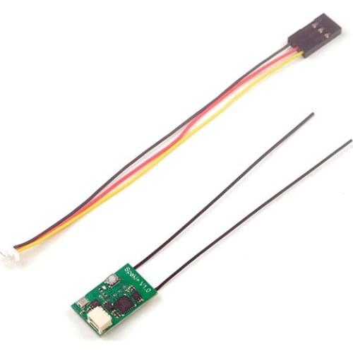 Happymodel Speki+ Micro 2.4G 12CH Receiver Compatible with DS M2/DS MX/SR XL Protocol with RSSI Telemetry for RC FPV Racing