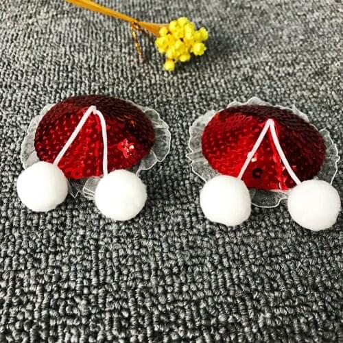 Sexy Racy Lingerie Christmas Underwear Chest Stickers Red Sequins White Pompoms Blood Drops Sexy Nipple Stickers