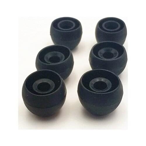 KZ 3 Pairs(6pcs) L M S Earphone Earplug Ear Tip Silicone Cover Plug Earphone Sleeve Accessories For KZ ZSX V90 C12 BA8 T2 EDX