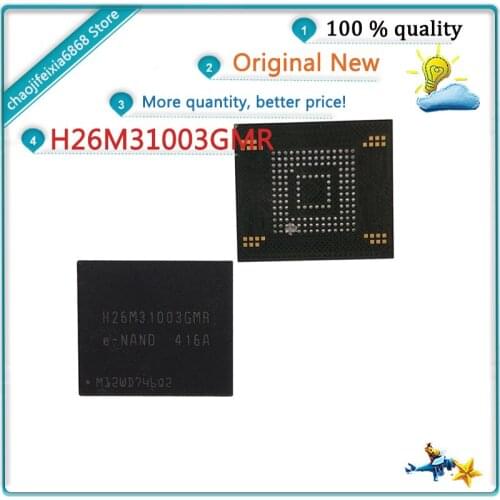 1pcs/lot! H26M31003GMR BGA H26M31003 FBGA153 emmc4G mobile phone hard disk chip memory IC font library NEW ORIGINAL