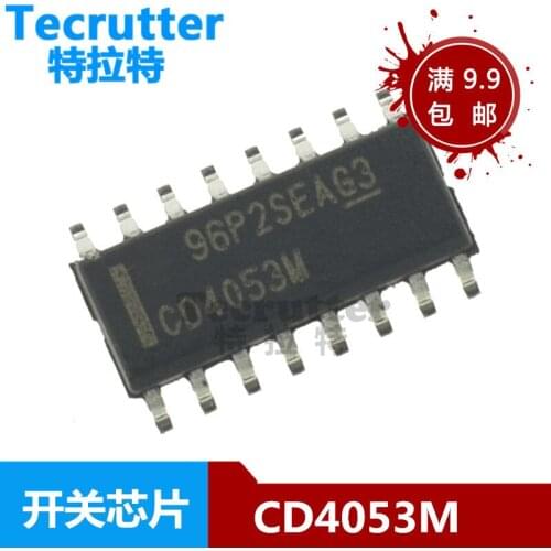 10PCS CD4053BM SOP16 CD4053BM96 SOP CD4053 SMD HEF4053BT new and original IC