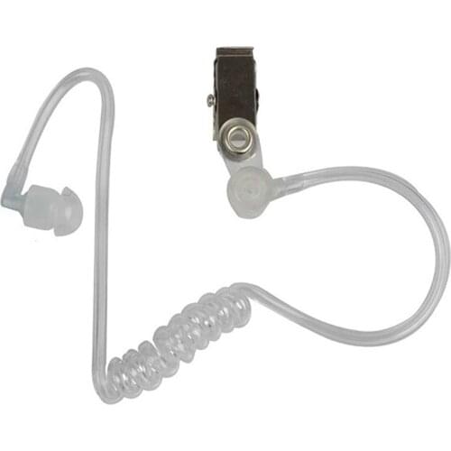 10PCS/LOT Detachable Acoustic Tube With Silicone Earbud For Motorola For Kenwood Baofeng Two Way Radio Surveillance Earphone