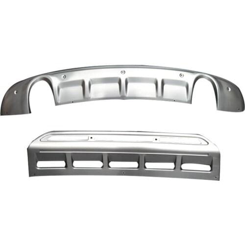 2021 Suitable For Audi 13-17 Front and Rear Guard Plate，Q5 Stainless Steel Bumper Changed Decorative Baffle Thiened