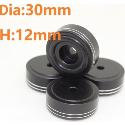 4 pieces 30*12mm Chaissis Feet DIY Audio Power Amplifier Nail Tripod Shock Absorbing Foot Pad