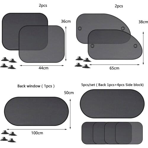 Car interiorVisor Window Screen Sunshade Car Curtain Car Cover SunshadeProduct With 2 Suckers 3D Photocatalyst Mesh Sun