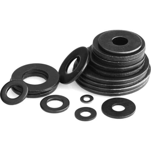 Black 8.8 level flat washer flat washer metal washer thickened gasket ultra-thin washer meson washer M2-M30