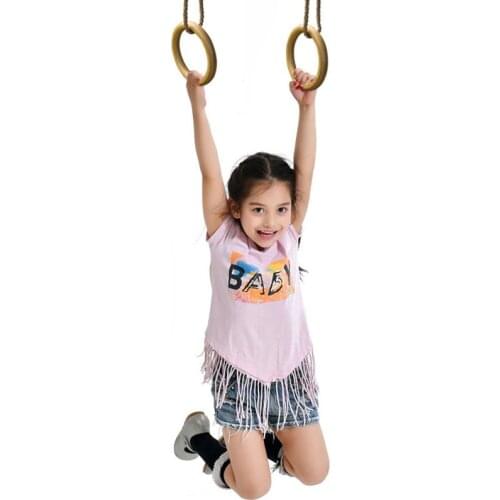 Children Playground Flying Gym Rings Swing Flying Pull Up Ring Sports Outdoor Indoor Gym Swing Games