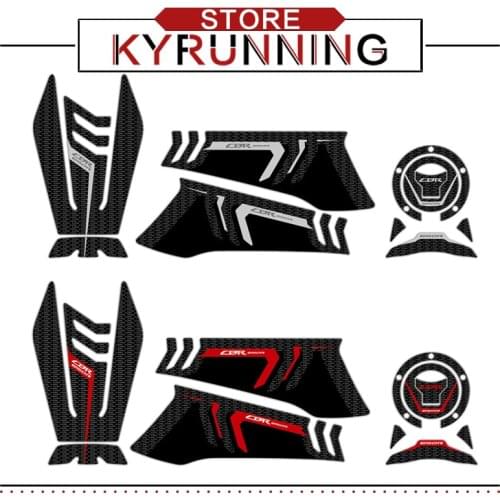 For CBR650R CBR 650R CBR 650 R Motorcycle Motorcycle 3D fuel tank pad sticker Gas Oil Protector Fishbone decorative Decals