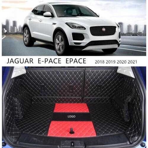 For JAGUAR E-PACE EPACE 2018 2019 2020 2021 Full Rear Trunk Tray Liner Cargo Mat Floor Protector Foot Pad Mats