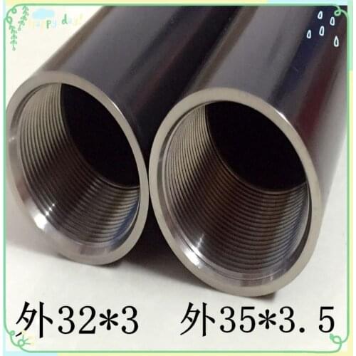 Gr5 titanium tube grade5 titanium thread tube OD35mm*28mm ID*550mm long, free shipping