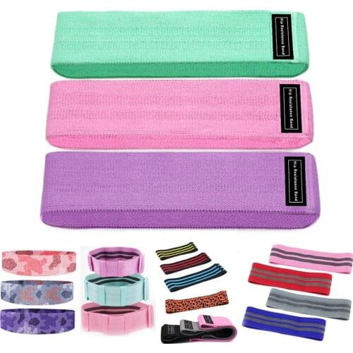 Gym resistance bands set fitness body building Training elastic booty sport band expander Home exercise yoga workout equipments