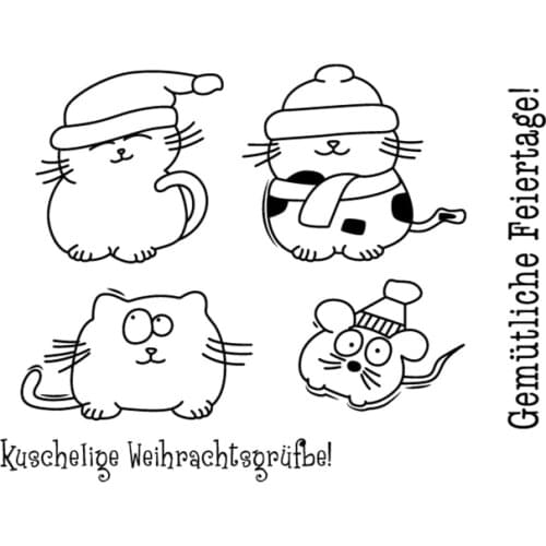 German stamp Clear Stamp for Scrapbooking Transparent Silicone Rubber DIY Photo Album Decor A134