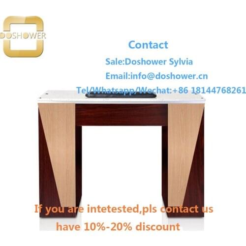 Salon equipment nail tables sale with plastic finger display nails for single nail manicure table set