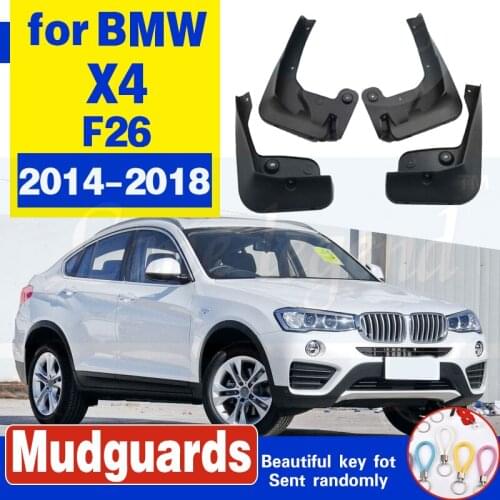 FIT FOR BMW X4 F26 2014 2015 2016 MOLDED MUDFLAPS MUD FLAP SPLASH GUARD MUDGUARDS FRONT REAR FENDER ACCESSORIES