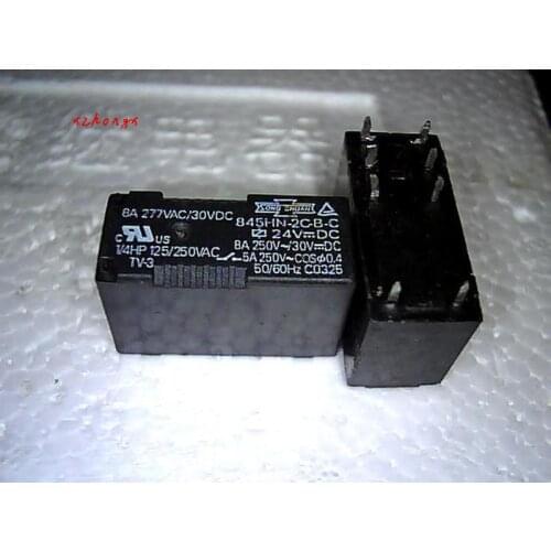 Relay845HN-2C-B 24VDC 8 Feet Relay