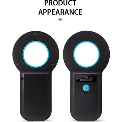Pet ID Reader Animal Chip Digital Scanner USB Rechargeable Microchip Handheld Reader General Application for Cat Dog Turtle