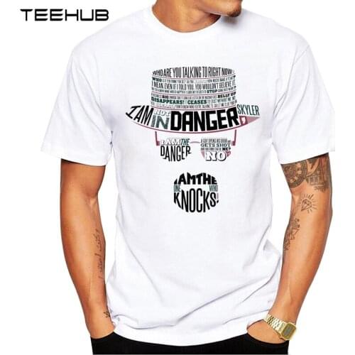 TEEHUB Mens New Fashion Breaking Bad Heisenberg Design Short Sleeve T-Shirt Cool Tops Hipster T-Shirts