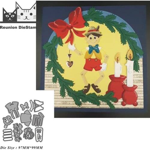 Reunion New Design Craft Metal Die Cuts Cute boy Cutting Die Scrapbooking Album DIY Paper Card Handmade Embossing Stencils