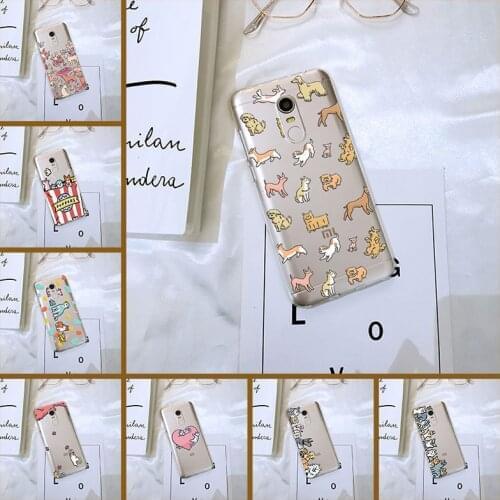 Back Cover For Pocophone F1 Xiaomi Redmi S2 6A 5 Plus 4A Cute Dog Soft Silicone Phone Case For Redmi Note 6 Pro 5A Prime 5 4 4X