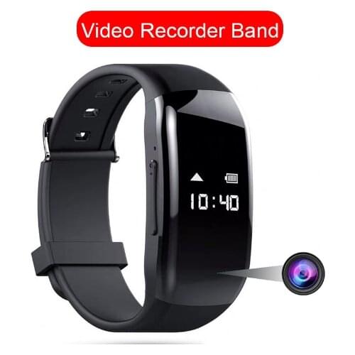1080P Professional Video Camera Recoding Smartband Voice Photo Recorder HD Screen Smart Band Watch Smartwatch