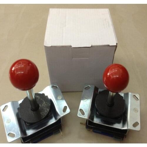 Free shipping 2pcs Joystick Long shaft 8 way joystick with Microswitch game cabinet parts for coin operated arcade game machine