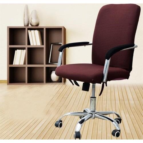 Spandex Office Chair Cover Slipcover S/M/L Armrest Cover Seat Cover Stool Chair Antimacassar Elastic Seat Cover