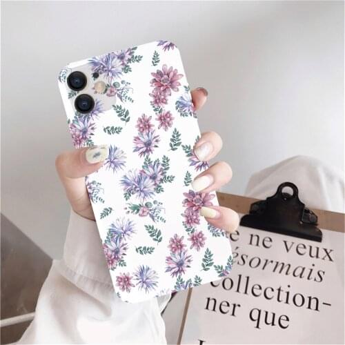 Case For Xiaomi Poco X3 Pro NFC F3 F2 F1 M3 Mi Note 10 9 8 10T 9T A2 Lite A3 Max 3 2 Flower Pattern Soft TPU Silicone Back Cover