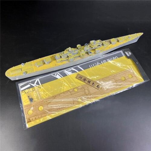 DIY Wooden Deck with Masking Sheet for 1/350 Cleveland Cruiser VF350920 Cruiser Model Ship Accessories