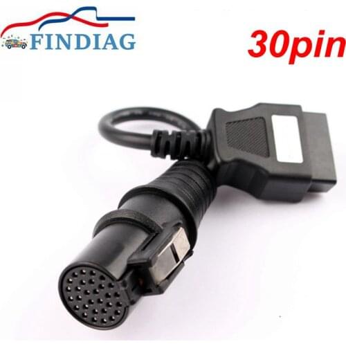 OBD2 Truck Cable For IVECO 30Pin to 16Pin Female Interface Connector Extension For Iveco Diesel Cars Transfer Adapter