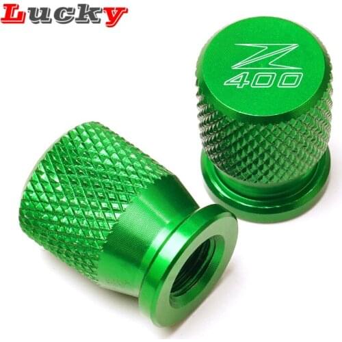 Z400 LOGO For Kawasaki Z400 Z 400 2019-2020 New Motorcycle CNC Accessories Wheel Tire Valve Stem Caps Airtight Air Port Covers