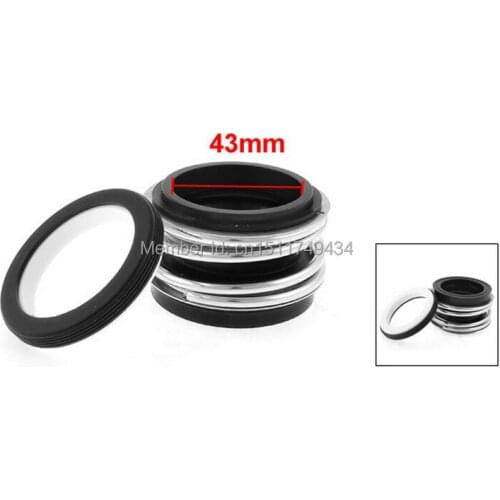 MB2-43 White Ceramic Rotary Ring Rubber Bellows Pump Mechanical Seal 43mm