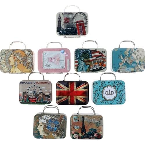 1:6 Scale Mini Trunk Toy Miniatura Dollhouse Scene Accessories Dollhouse Miniature Suitcase Pocket Furniture DIY Doll House Kit