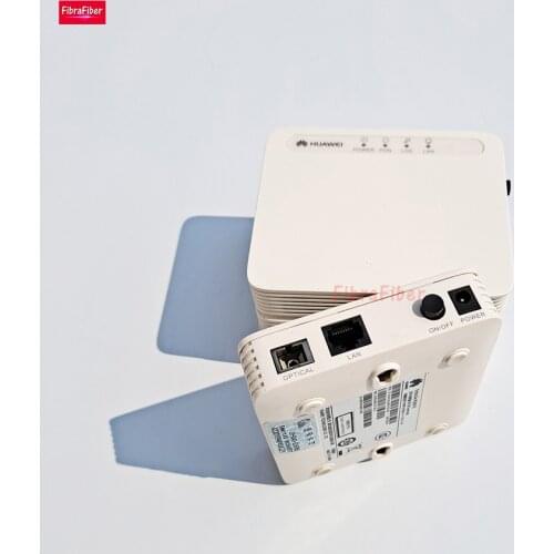 8pcs/Lot 90 NEW HG8010 FE E/GPON GE E/GPON Terminal ONU ONT FTTH Second-hand modem English Firmware with EU Plug