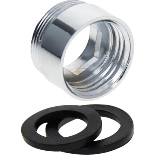 MroMax 1/3/5pcs Faucet Adapter Copper Electroplating Connection Type 25mm Diameter 22mm 4 Points Inner Turn 22mm Outer Adapter