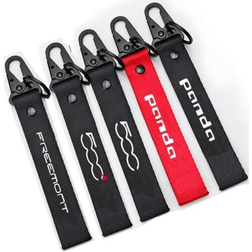 Car key ring sticker for fiat 500 500x panda freemont