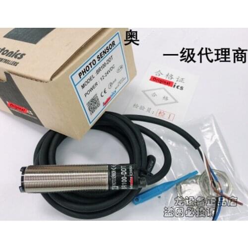 New BR100-DDT BR100-DDT-P Autonics M18 12-24VDC diffuse reflection photoelectric switch sensor