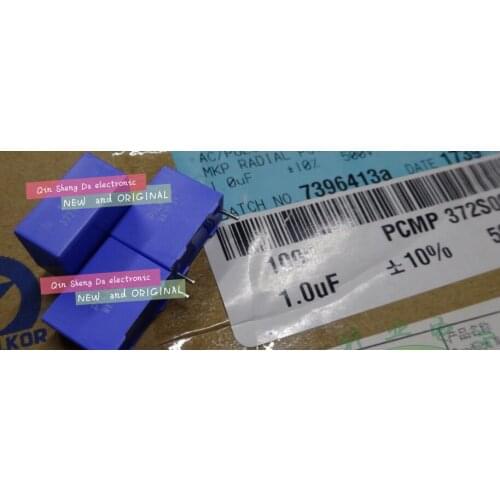 Film capacitor MKP372 1.0uf/500v 1uf 1u0f 105 P=15MM