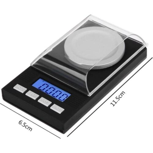 Portable 100X0.001g LCD Digital Precision Jewelry Scale Mini Electronic Kitchen Weighting Tool