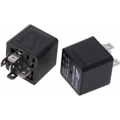 2Pcs/Set SLDH-12VDC-1C 1.6W High Power Relay NO 80A NC 60A 5pin Automotive Relay