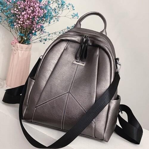 New fashion Women Backpack Vintage Shoulder Bag Female pu Backpacks Ladies Travel Backpack Mochila School Bags for teenage Girls