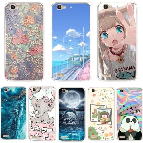 Silicone Case For Huawei GR3 TAG-L21 TAG-L01 TAG-L03 TAG-L13 Soft TPU Cover Silicone Case For Huawei GR3 Fundas