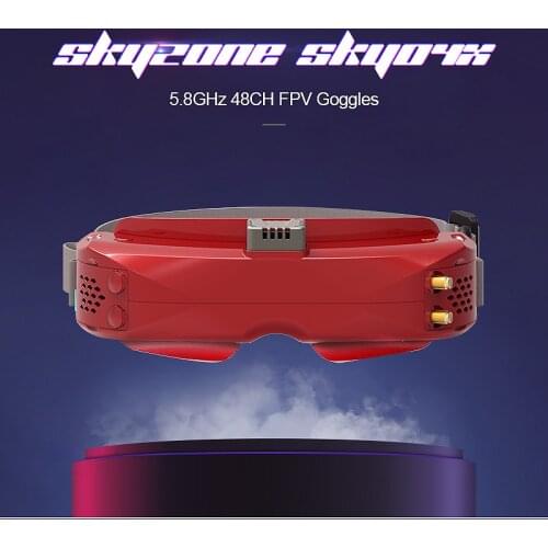 SKYZONE SKY04X OLED 5.8GHz 48CH Steadyview Receiver 1280X960 Drone toys w/ Head Tracker Fan FPV Goggles For RC Drone Parts