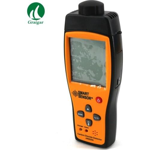 Smart Sensor AR8200 Carbon Dioxide CO2 Gas Detector Tester Monitor 350~9999PPM