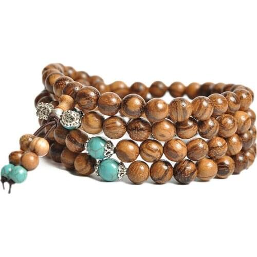 Tibetan Buddhism 108 Vietnam Eaglewood Prayer Bead Vajra Mala Necklace