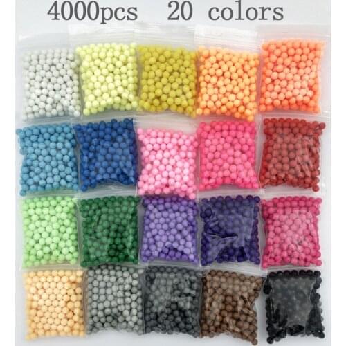 30color Grid/Box Beads Puzzle Crystal Color Aqua DIY magic Beads Water spray Set Ball Games 3D Handmade Magic Toy for Children