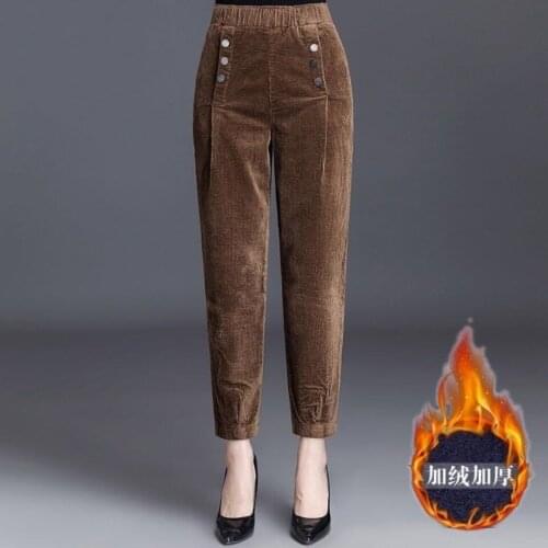 Whisperyyy Women's Corduroy Trousers