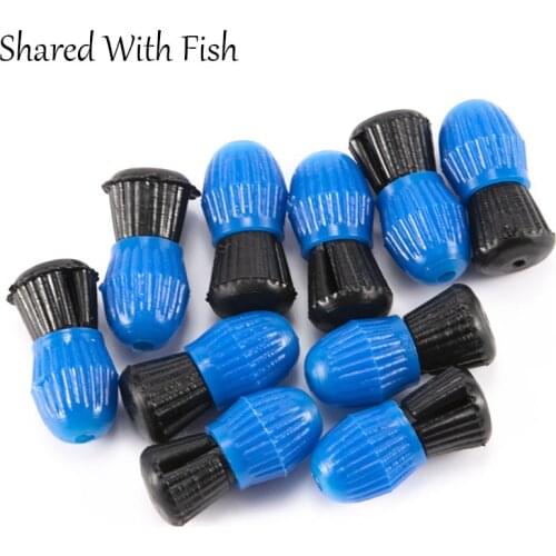 10pcs/Bag Plastic Balls Sea Fishing Float Bobber Stopper Fishing Tackle Tools